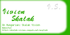 vivien skalak business card